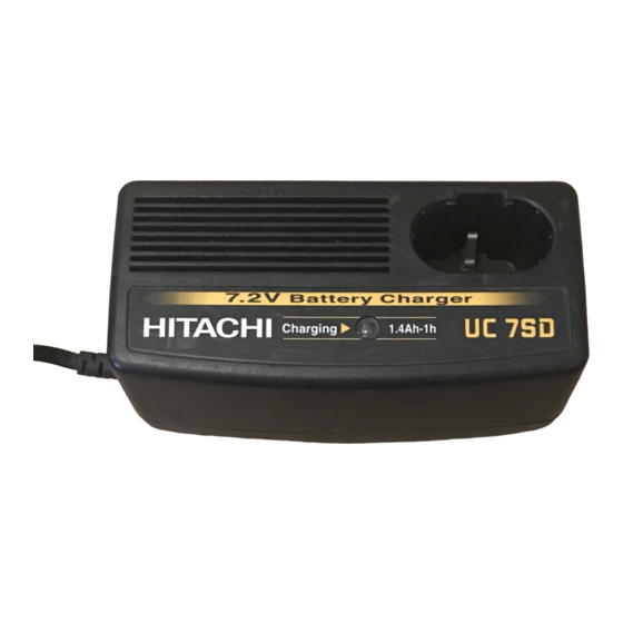 Hitachi UC 7SD Handling Instructions Manual