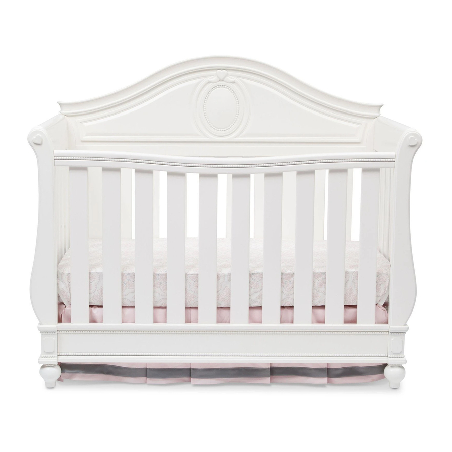 DELTA CHILDRENS PRODUCTS DISNEY PRINCESS 4IN1 CRIB ASSEMBLY