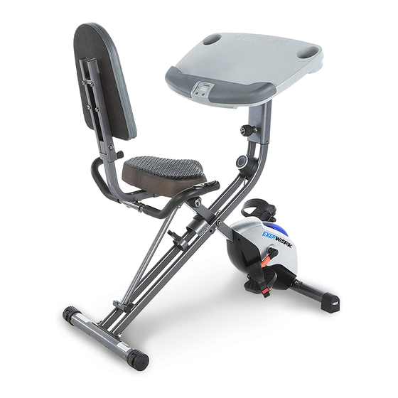 Exerpeutic recumbent bike discount manual