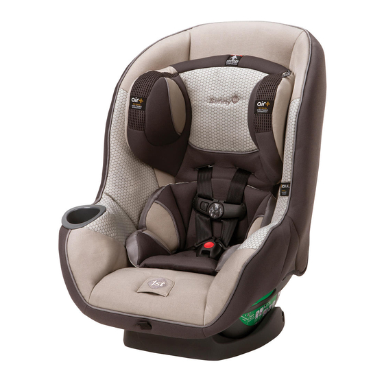 Safety 1st air car seat clearance manual