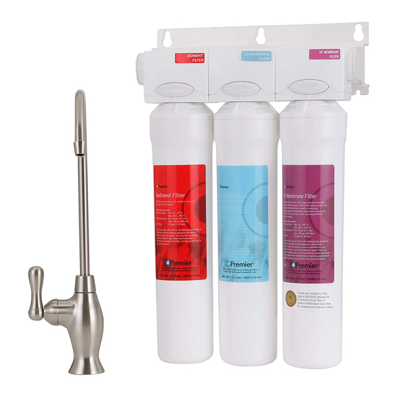 WATTS PREMIER FILTER PURE UF3 INSTALLATION, OPERATION AND MAINTENANCE