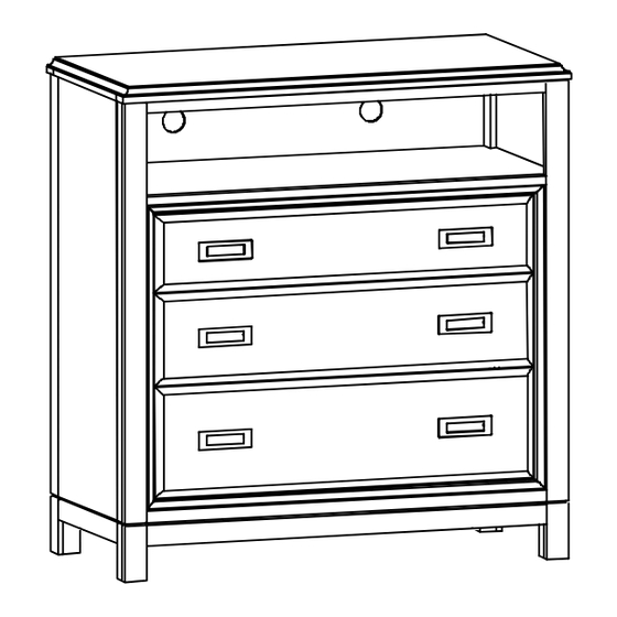 Whittier Wood 7401GDRC Assembly Instructions