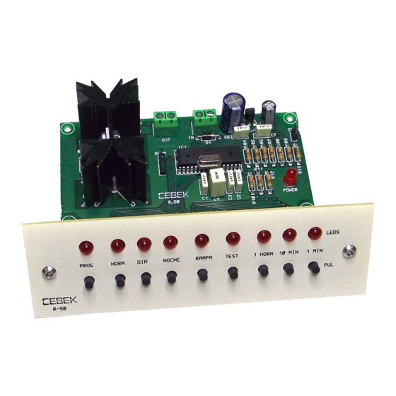 CEBEK R-50 Manual