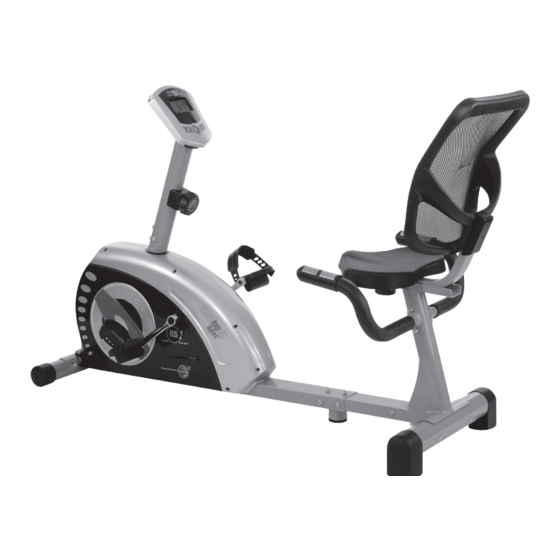 Christopeit Sport RS 1 Assembly And Exercise Instructions