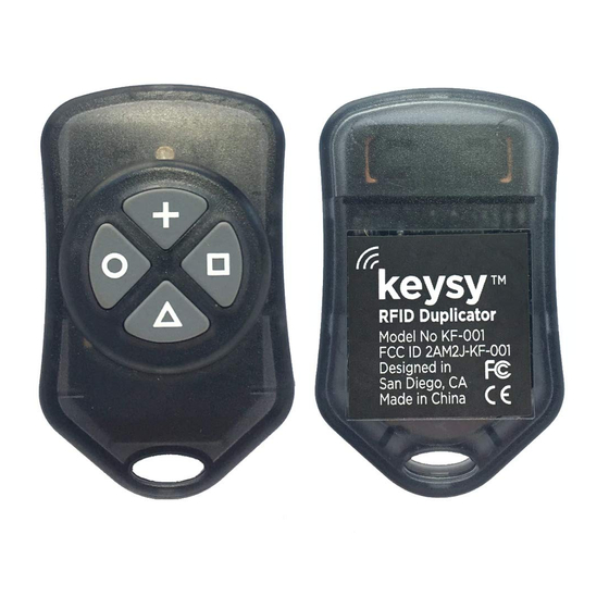 keysy KF-001 User Manual