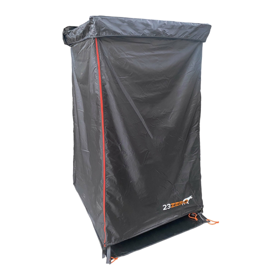 23zero RAPID SHOWER TENT User Manual