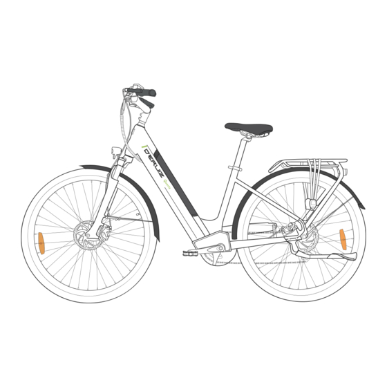 User Manuals: DERUIZ QUARTZ City E-Bike