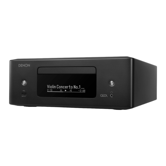 Denon CEOL RCD-N12 Owner's Manual