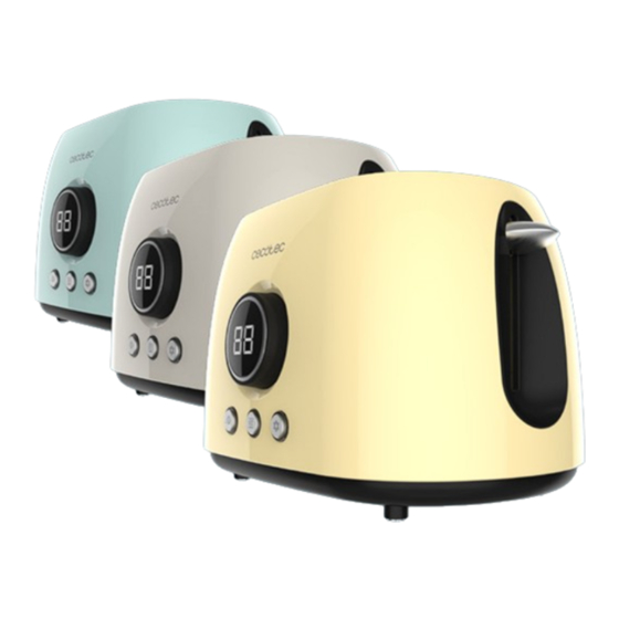 cecotec CLASSICTOAST 8000 BLUE Instruction Manual