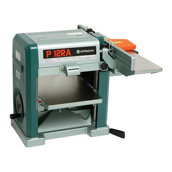 Hitachi P12RA Instruction Manual