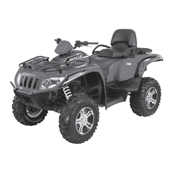 Arctic Cat 450 i TRV/OT User Manual