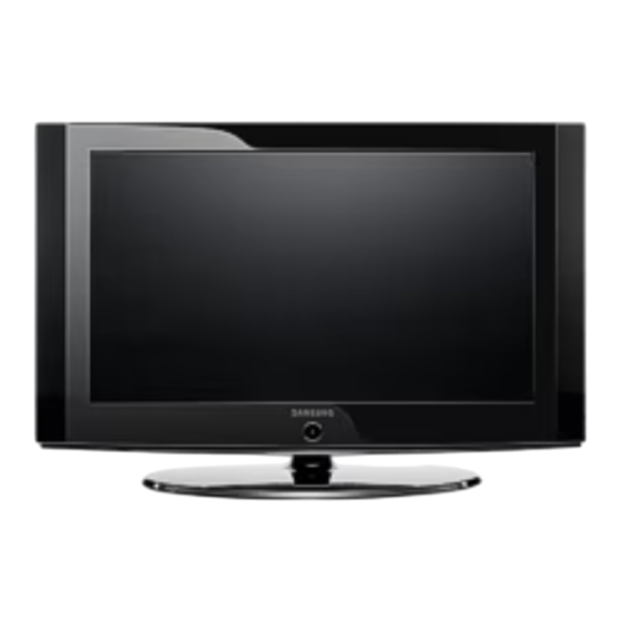 Samsung LCD TV LE26A346 User Manual
