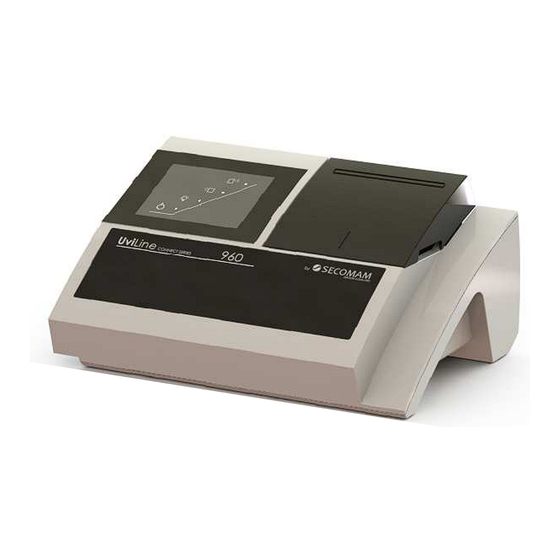 Secomam UviLine Connect Series User Manual