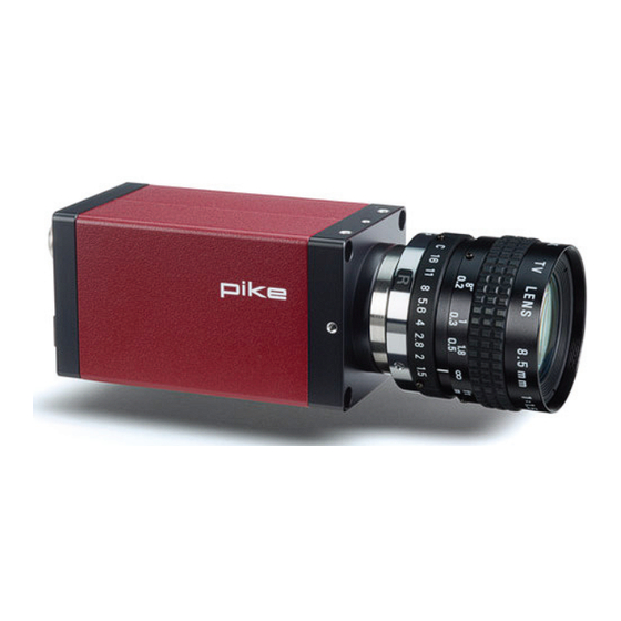 Allied Vision Technologies AVT Pike Series Technical Manual