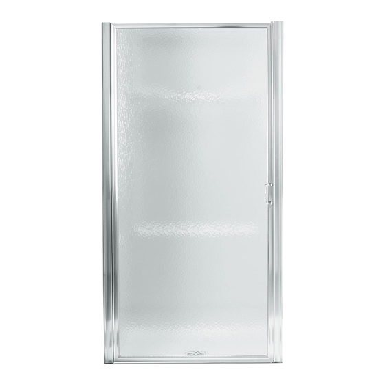 Sterling Plumbing Pivot Shower Doors 950C Series Homeowner's Manual