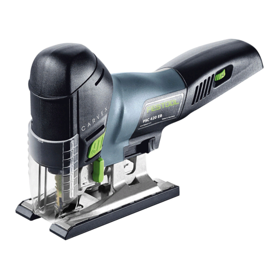Festool CARVEX PSC 420 EB Original Operating Manual