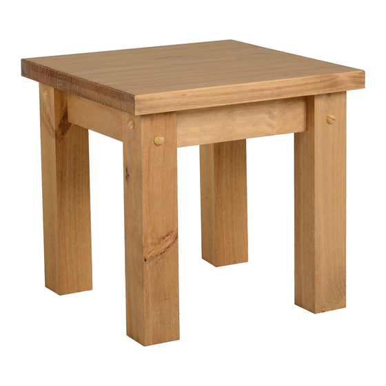 Seconique Furniture TORTILLA Assembly Instructions