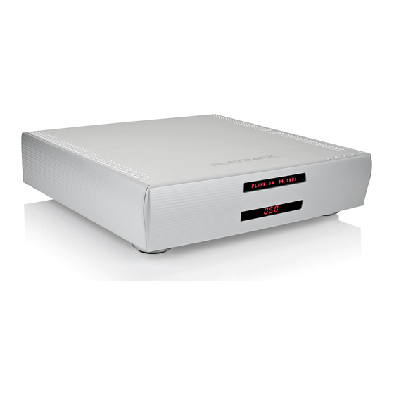 Playback Designs MPD-6 User Manual