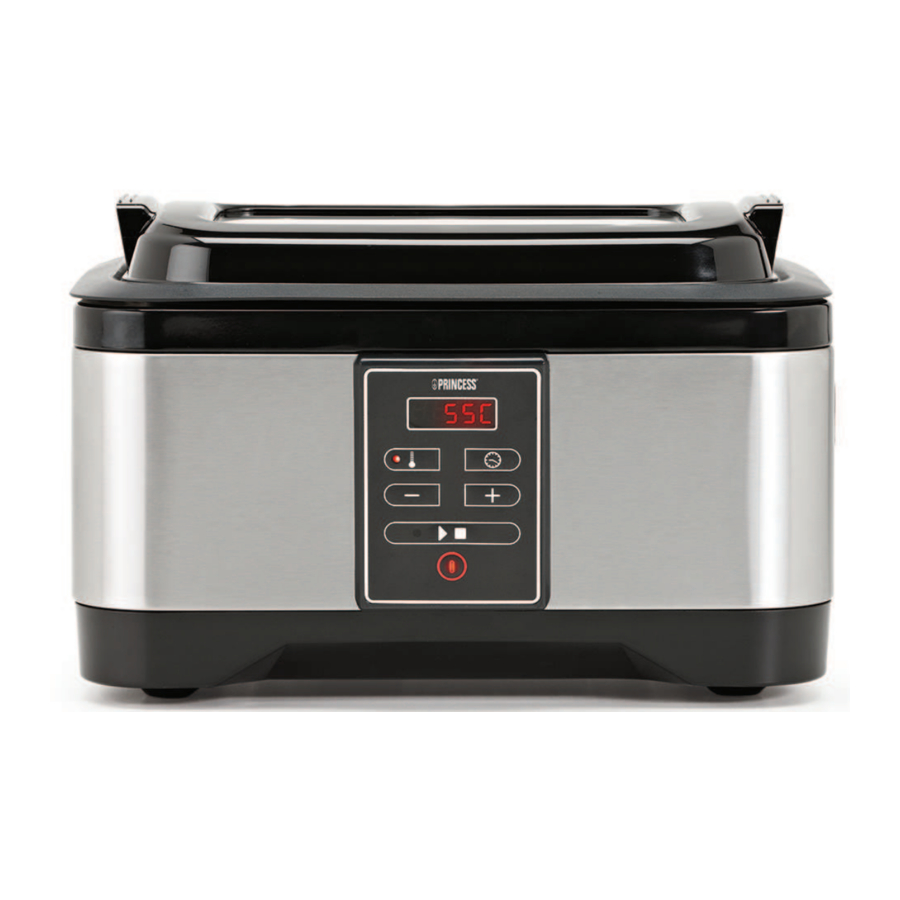 Princess Sous Vide - Kitchen Appliance Manual