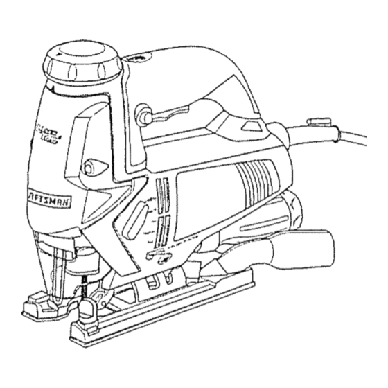 CRAFTSMAN 320.17256 Scrolling Sabre Saw Manuals