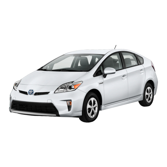 Toyota Prius 2012 User Manual