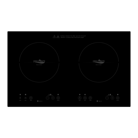 User Manuals: high pointe M-ID185 Induction Cooktop