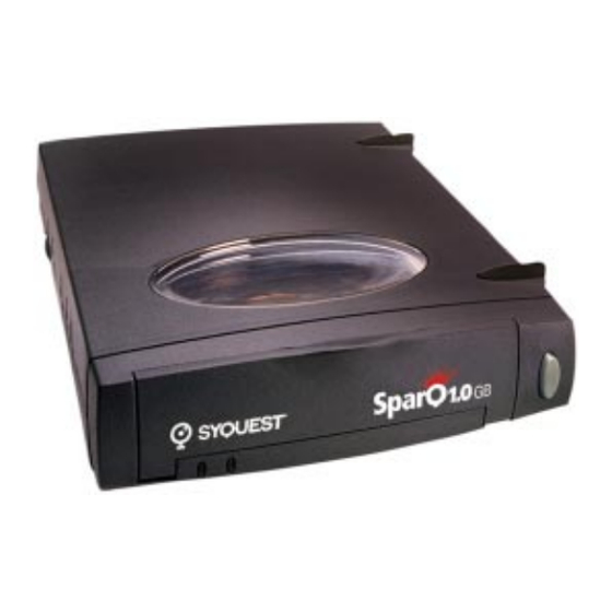SyQuest SparQ 1.0 GB Installation Manual