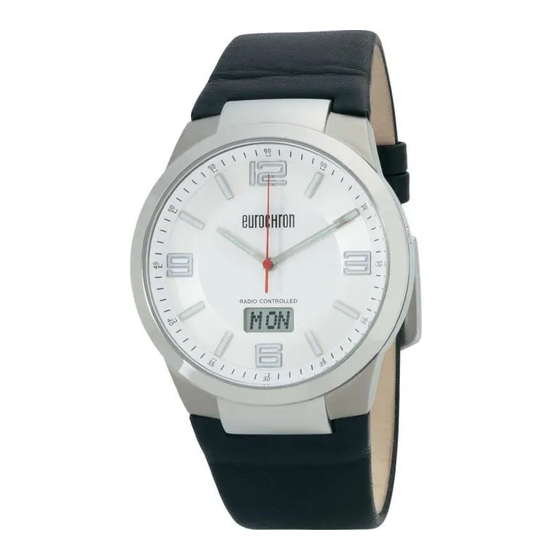 User Manuals: Eurochron EFAUT 3300 Radio Wristwatch