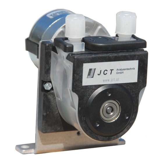 Jct JSR-25 Condensate Treatment Pump Manuals