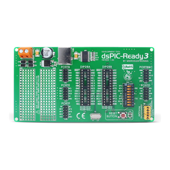 mikroElektronika dsPIC Ready3 Manual