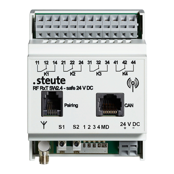 steute RF R T SW2.4 Series Mounting And Wiring Instructions