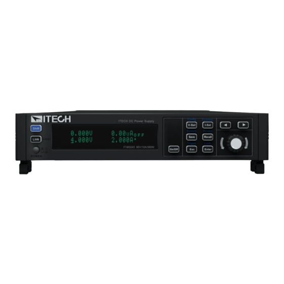 ITech IT-M3200 Programming Manual