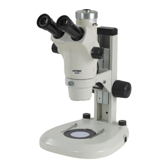 Unitron Z650HR Series Manual