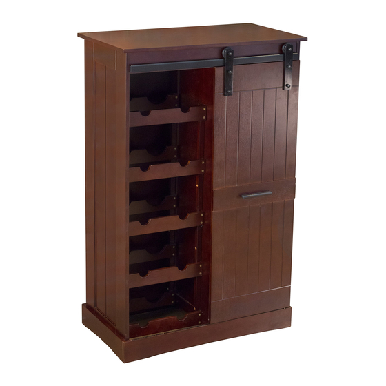 Northbeam OXFORD BAR CABINET Care Instructions