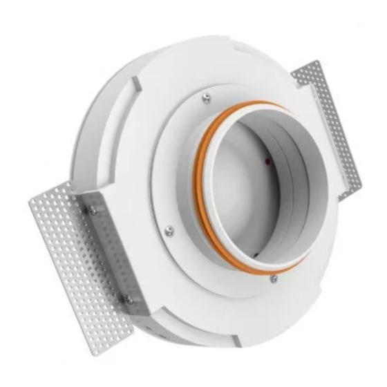 ergovent RONDO-100 Installation Manual