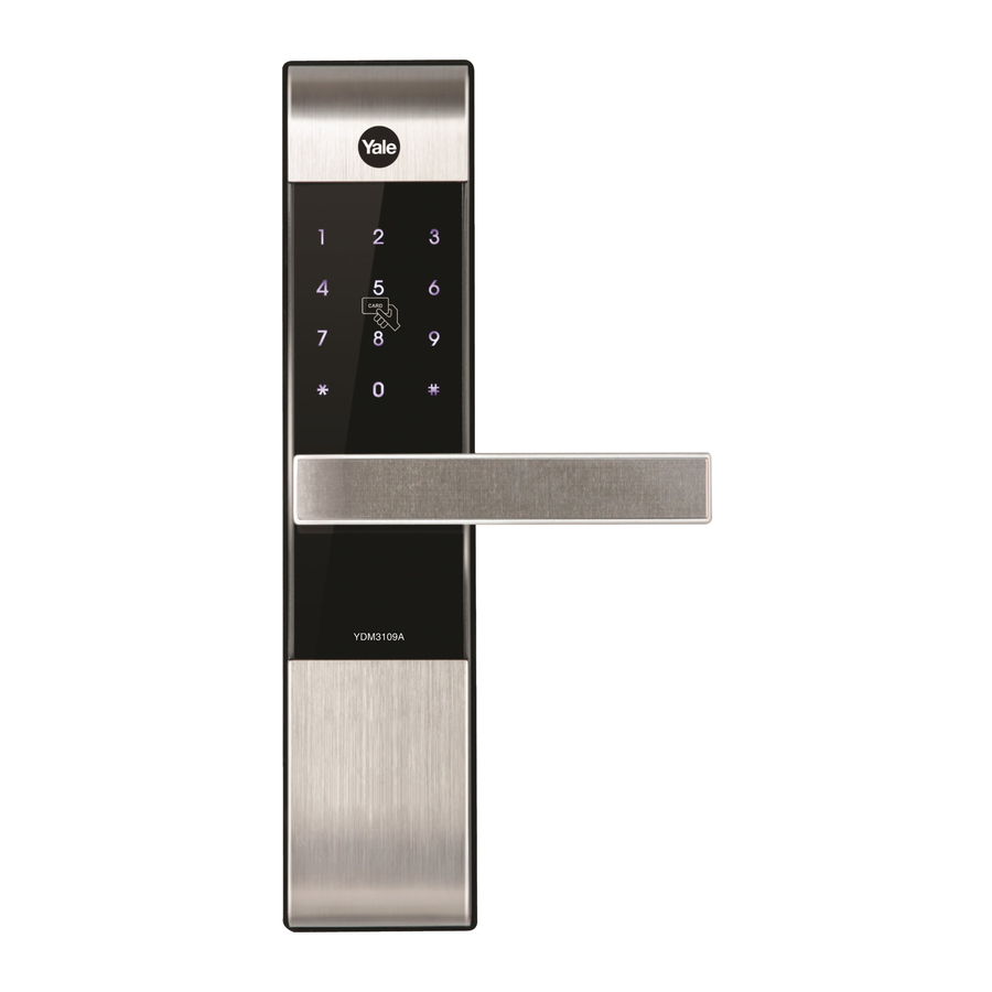Assa Abloy Yale YDM3109A Manuals