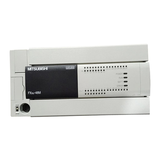 Mitsubishi MELSEC-F FX3U Series User Manual