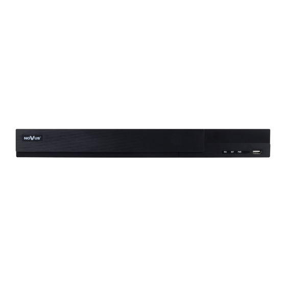 Novus NVR-6432-H2/F-II Quick Start Manual