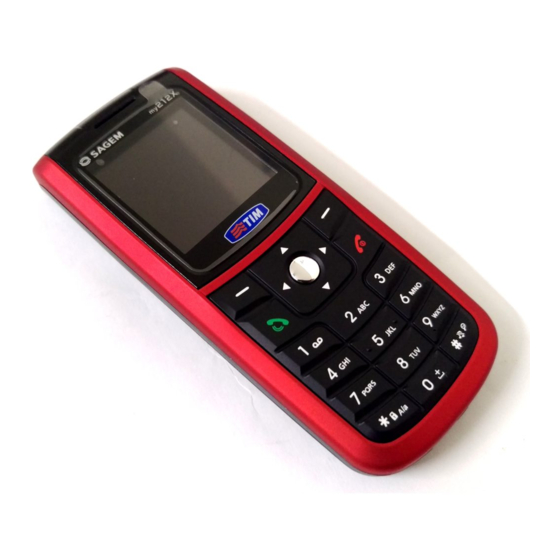 Sagem MY210X User Manual