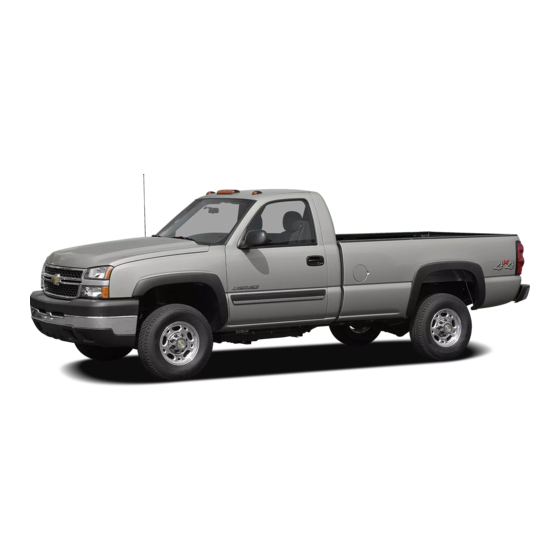 Chevrolet Silverado 2007 Owner's Manual