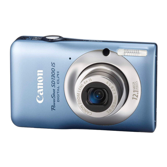Canon PowerShot SD1300IS Manuals