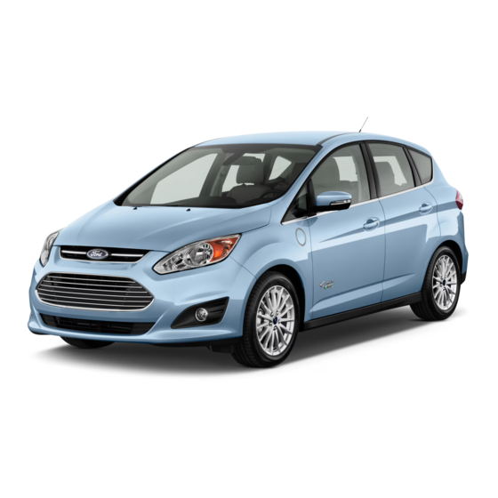 Ford C-MAX Hybrid 2013 Quick Reference Manual
