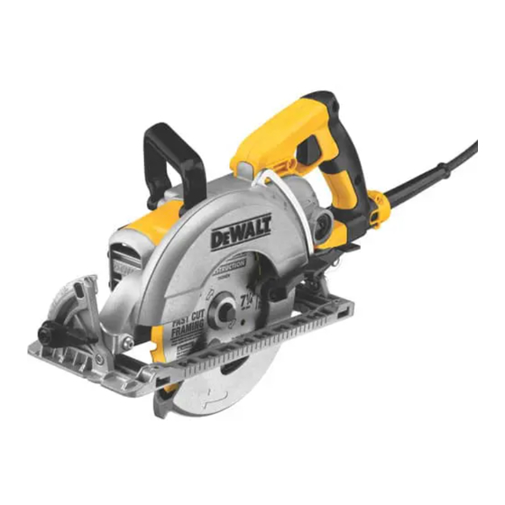 DeWalt DWS535 Instruction Manual