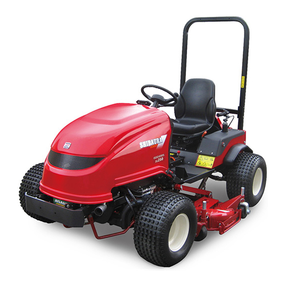 Shibaura SG250 Riding Reel Mower Manuals