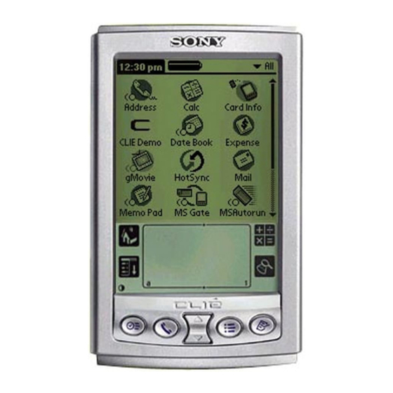 Sony Memory Stick Operating Instructions Manual