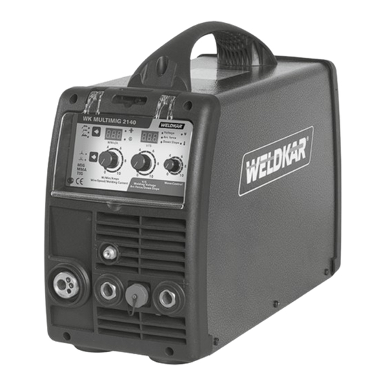WELDKAR WK MULTIMIG 2140 Instruction Manual