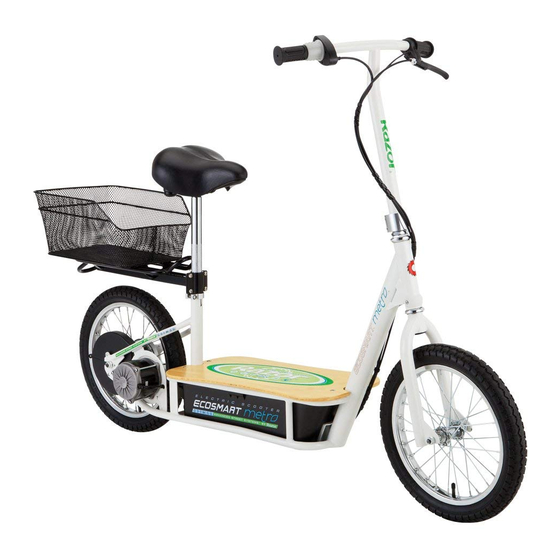Razor EcoSmart Metro Owner's Manual