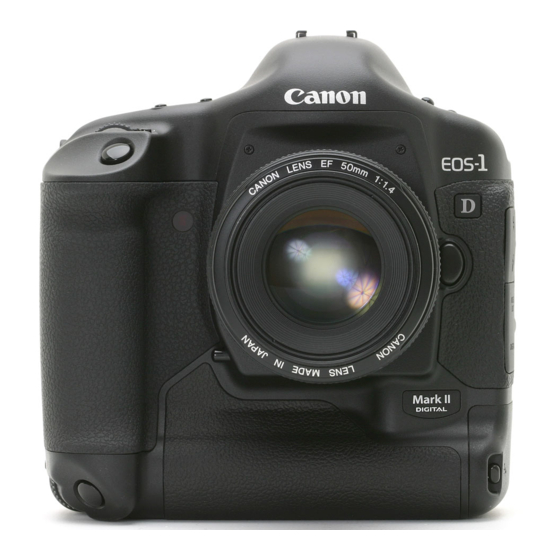 Canon EOS 1D Mark II Instruction Manual