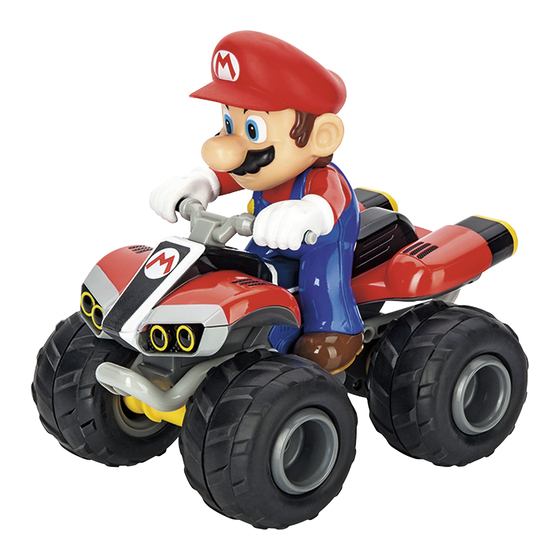 Carrera RC RC POWER Mario Kart 8 Mario Assembly And Operating Instructions Manual