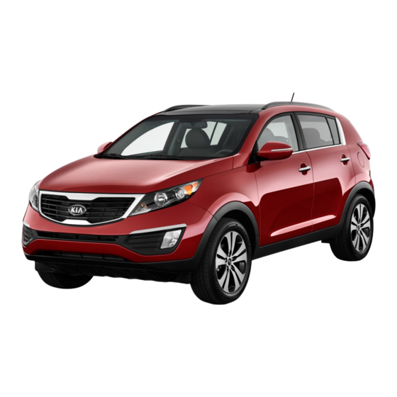 KIAM SPORTAGE 2014 Features & Functions Manual